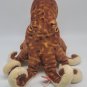 Wild Republic Octopus Squid 14" Plush Toy Brown Cream Speckled Stuffed Animal