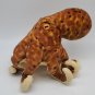Wild Republic Octopus Squid 14" Plush Toy Brown Cream Speckled Stuffed Animal