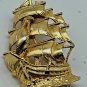 Vintage 2" Sailboat Brass Decorative Pin SEE PIC