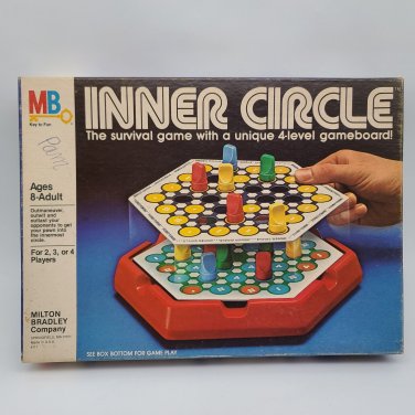 Vintage 1981 Inner Circle Board Game  MILTON BRADLEY  100% Complete