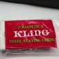 VIntage KLING WINDPROOF MAGNETIC STEEL PLAYING CARDS + BOARD MODEL 55 Complete