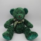 VINTAGE Toys for Target Gund Green Teddy Bear Plush Stuffed Animal Plaid Bow