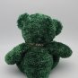 VINTAGE Toys for Target Gund Green Teddy Bear Plush Stuffed Animal Plaid Bow