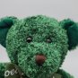 VINTAGE Toys for Target Gund Green Teddy Bear Plush Stuffed Animal Plaid Bow