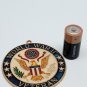 World War II Veteran Sun Catcher Enamel Glass MEDALLION *AS-PICTURED*