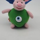 Disney Winnie the Pooh Piglet 8" plush as One-Eyed Dragon Goblin Vintage Rare