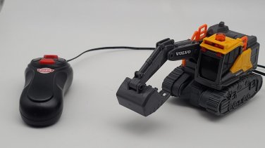 DICKIE Excavator Volvo RC Remote Controlled 14cm TESTED