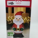 NIB 4 FT Outdoor Inflatable Santa - Holiday Time