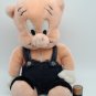 RARE Vintage 1992 Porky Pig Plush 12 INCH Warner Brothers 24k Co. *CLEAN*