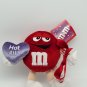 M&M's  Plush Red   "Hot 4 U!"    Valentine's Day Plush M&M