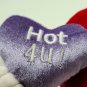 M&M's  Plush Red   "Hot 4 U!"    Valentine's Day Plush M&M