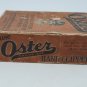 Oster 1950's Hand Clippers Style~E NO. 000 Original Box 4 1/2" Metal Racine WI