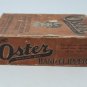Oster 1950's Hand Clippers Style~E NO. 000 Original Box 4 1/2" Metal Racine WI