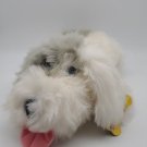 RARE Vintage Mattel Gray/White SMOOCHIE POOCH Sounds Kisses Pants Plush TESTED