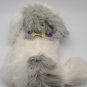 RARE Vintage Mattel Gray/White SMOOCHIE POOCH Sounds Kisses Pants Plush TESTED
