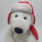 American Greetings Polar Bear Singing We Wish You Merry Christmas Plush 12"