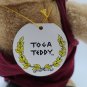 VTG TOGA TEDDY Bear Stuffed Animal Vintage 1987 CAESARS WORLD 13" Tall PLUSH