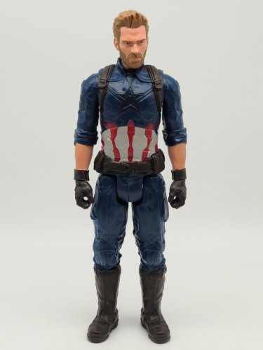 Marvel Avengers Captain America Infinity War Titan Hero Series 12" Figure *AS-IS