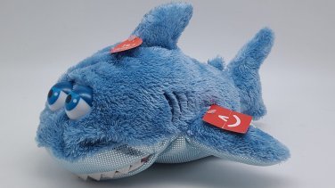 NWT Sharky the Shark Hand Puppet 11.5" Aurora RARE