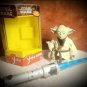 HASBRO STAR WARS INTERACTIVE YODA FIGURE AND LIGHTSABER 2000