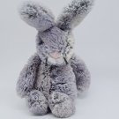 Jellycat Hugo Hare Plush Gray Soft Toy Stuffed Bunny Rabbit Bashful Med 2020 HTF