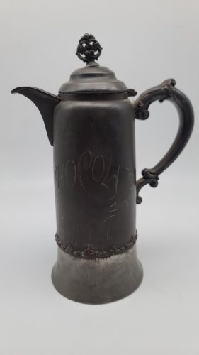 Vintage Warren Silver Plate Co. NY Water Tea Pitcher Pot Lid Quadruple Plate #10