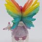 ULTRA RARE Hand Painted Schleich Fairy w/ Rainbow Wings - Play Figurine