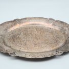 Vintage 12.5"x7.5" Rogers 4467 Oval Silver Plate Serving Tray