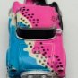 RARE Micro Machines 1989 '56 Ford Thunderbird Blue & Pink With Leopard Spots