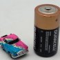 RARE Micro Machines 1989 '56 Ford Thunderbird Blue & Pink With Leopard Spots