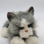 2002 Hasbro Tiger Electronics FurReal Friends Grey Kitten Cat Meow Plush TESTED