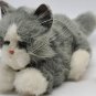 2002 Hasbro Tiger Electronics FurReal Friends Grey Kitten Cat Meow Plush TESTED