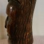 Vintage Wooden Tribal Man Bust Statue. 12" x 4"