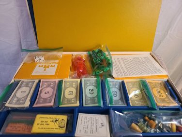 Monopoly Deluxe Edition 1974 40th Anniversary Version Collectible Game VTG 1974