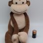 Lambs & Ivy Papagayo Brown Monkey Plush Hanging Long Arms Baby Lovey Stuffed Toy