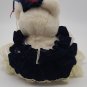 Vintage World of Smile White Teddy Bear Stuffed Plush 1991