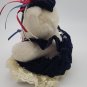 Vintage World of Smile White Teddy Bear Stuffed Plush 1991