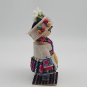 Chinese 7" Handmade Collectible Nationality Miniature Wooden Doll *SEE PICS*
