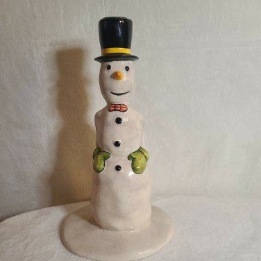 Department 56 Snowman Candle Holder