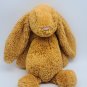 Tan Bunny Rabbit Pink Nose Ears White Tail Jellycat Plush 16" Toy Lovey