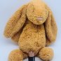 Tan Bunny Rabbit Pink Nose Ears White Tail Jellycat Plush 16" Toy Lovey