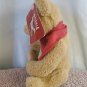 Gund Fossil Teddy Bear Plush Red Bandana Jointed Tan Stuffed Animal 9â 1995