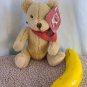 Gund Fossil Teddy Bear Plush Red Bandana Jointed Tan Stuffed Animal 9â 1995
