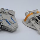 Star Wars Micro Force Millennium Falcon and X-Wing Fighter AS-PICTURED