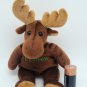 L.L. Bean Mary Meyer Plush Moose Beanie Stuffed Animal Good Condition
