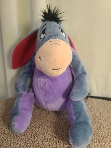 Disney Winnie The Pooh Eeyore Plush Donkey 11" Sitting *CLEAN*