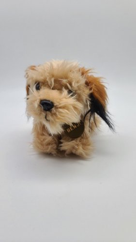 Dakin Benji Plush TV Movie Dog 6" 1993 Collar Dog Tag Vintage Stuffed Animal