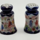 Oriental Salt & Pepper Shaker Set Ceramic