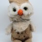 Vintage Well-Made Brand Medium Brown Owl Plush *AS-PICTURED*