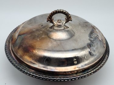 International Silver Company Silverplate Round Covered Casserole